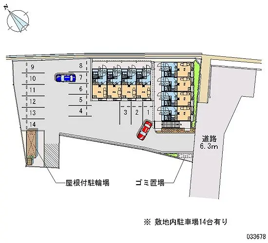 ★手数料０円★大津市比叡辻　月極駐車場（LP）